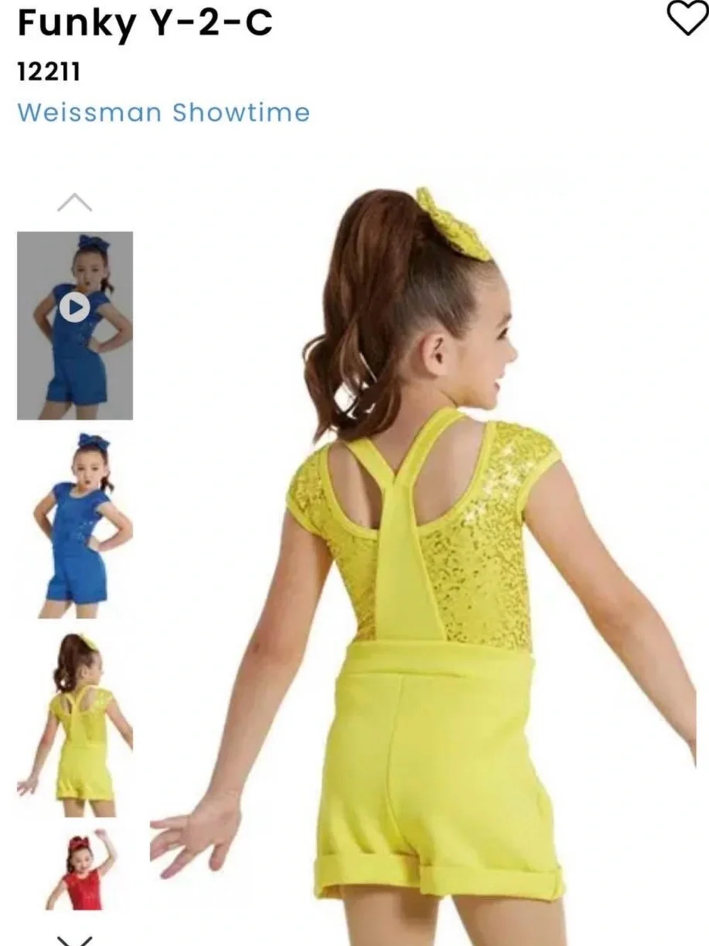 Weissman 12211 costume